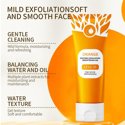 🔥 Hot Sale 49% OFF🎁Orange Enzyme Exfoliating Gel 50g – Facial Cleansing Peel