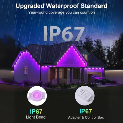 🔥 Hot Sale 🎁 Smart Rainbow LED Permanent Outdoor Light✨