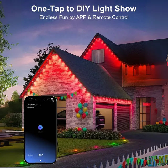 🔥 Hot Sale 🎁 Smart Rainbow LED Permanent Outdoor Light✨
