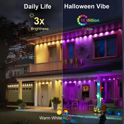 🔥 Hot Sale 🎁 Smart Rainbow LED Permanent Outdoor Light✨