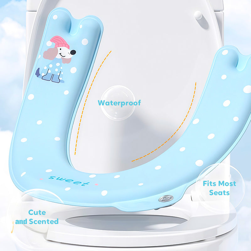 Home Waterproof Printed Toilet Seat Cushion