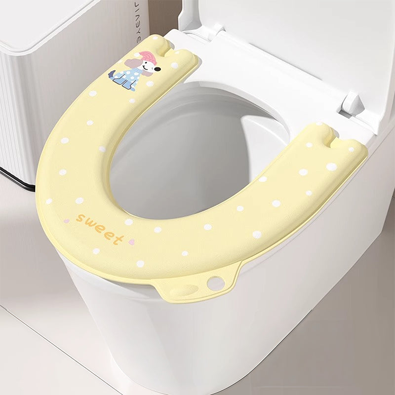 Home Waterproof Printed Toilet Seat Cushion