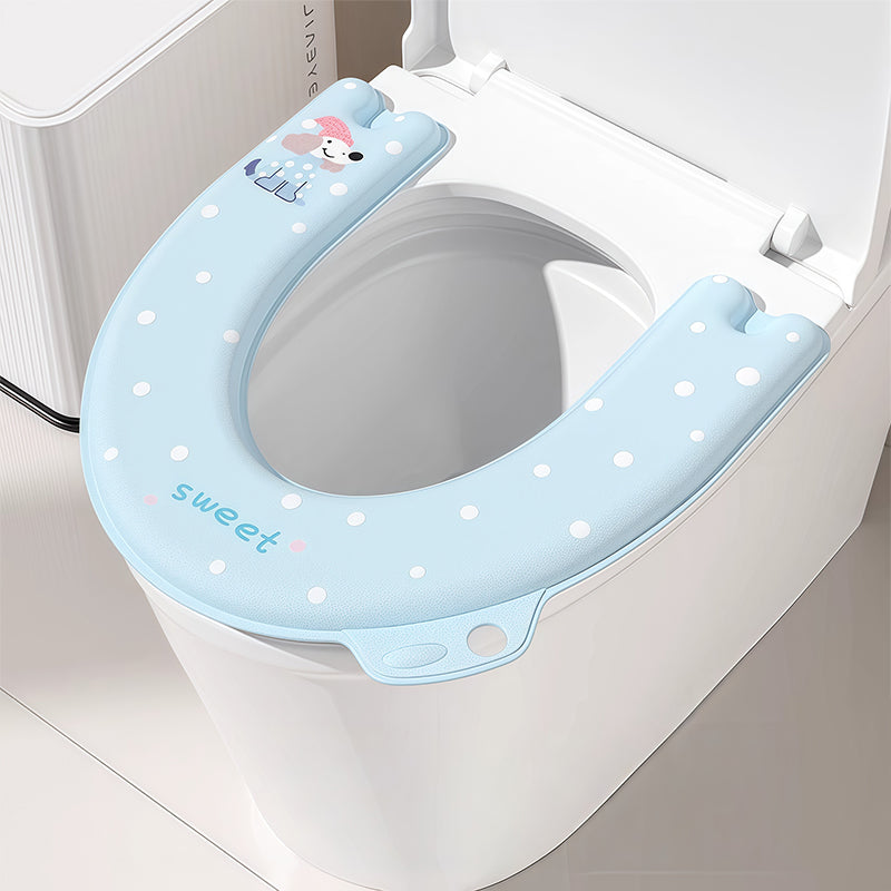 Home Waterproof Printed Toilet Seat Cushion