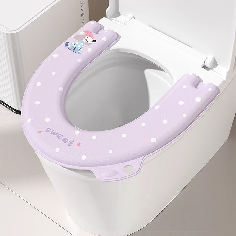 Home Waterproof Printed Toilet Seat Cushion
