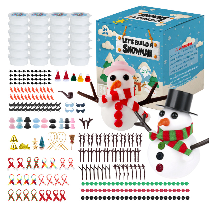 50% OFF🎁Create your very own unique snowman!☃️ -✨【DIY Christmas Snowman Crafts Sets for Kids】✨